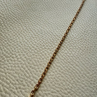 1953 Swedish Vintage 18k Gold Biker Link Bracelet 3.6mm width - 7.3 inch length