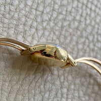 Vintage Ladies Gubelin Watch in 18k gold with bracelet band by Rey Urban 1960 - 6.25 inch interior