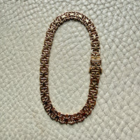 1964 Star link with bars - Bracelet in 18k gold - 7.5 inch length