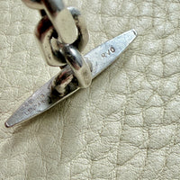 1960-1973 Robert Valentin Olsen - Chunky Silver Biker Link Bracelet with Toggle Clasp - 8.6 inch length