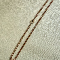 Vintage Swedish 18k Gold Spiral Link Chain Necklace – 17.25 Inch Length