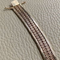 Phenomenal Danish link bracelet in 14k solid gold - by Jørn Arne Backhausen - 6.75 inch length