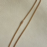 25 gram 18k Gold Chubby Curb Link Chain Necklace - Swedish Vintage - 19.5 inch length
