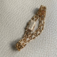 1961 X-link variation 18k gold bracelet - Vintage Swedish - 7 inch length