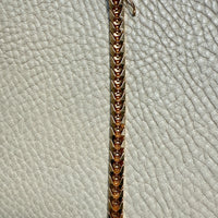 Chevron Dimensional Link Bracelet in 18k Gold - Vintage 1970s era - 7.3 inch length