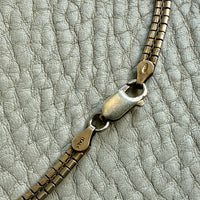 Italian 1950s/60s era Sterling Silver Cleopatra Collar Necklace - 16.2 inch length