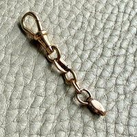 1950s era 18k Gold Vintage Pendant with Dog Clip - Excellent for your Charms
