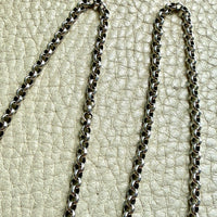 Vintage Silver Rolo Link Necklace- 23.6 inch length