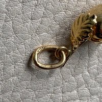 18k Gold Vintage Charm or Pendant - Strawberry