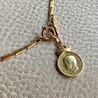 18k gold Swedish medal for “Zealous and Devoted Service of the Realm” pendant