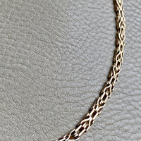 Rare and Exceptional! 14k Danish Gold link necklace - 18.5 inch length
