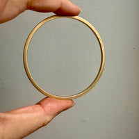 Vintage Danish 14k Solid Gold Bangle 20.1 grams - 8 inch interior circumference
