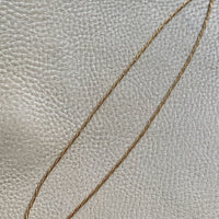 18k Gold Vintage Foxtail(!) Spiral Link chain necklace - 18.5 inch length