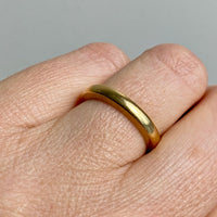 1953-1959 Swedish vintage 18k gold band ring - size 6