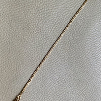 Swedish Vintage Watch Chain - bracelet or necklace extender in 18k gold - 9.25 inch length