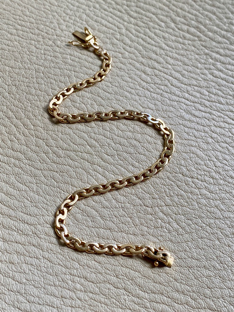 1946 Virola link bracelet in 18k gold - 7.5 inch length