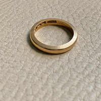1953-1959 Swedish vintage 18k gold band ring - size 6