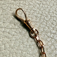 Swedish Vintage Watch Chain - Bracelet or Necklace extender in 18k gold - 7.6 inch adjustable length