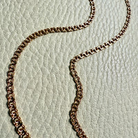 1965 Swedish 18k Gold Necklace - Graduated Double Link Chain Necklace - 17.4 inch length