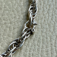 1976 Birmingham Sterling Silver Spiral Link Necklace - 19.75 inch length