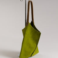 Wedge leather bag - Various colors - 13inch size