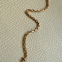 1953 Swedish Vintage 18k Gold Biker Link Bracelet 3.6mm width - 7.3 inch length