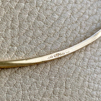 Geometric tubular handmade gold bar link necklace - 18k gold - Swedish 1960s era