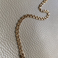 Vintage 1963 Double link solid 18k gold bracelet - 7.5 inch length