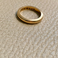 1953-1959 Swedish vintage 18k gold band ring - size 6
