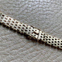 RADIANT! 14k Gold Cleopatra Link Necklace - Vintage Danish - 17 inch length