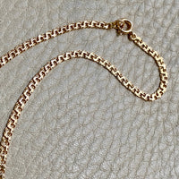Vintage Double-link necklace - Solid 18k gold - Göteborg, Sweden - 17.7 inch length