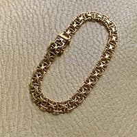 1962 Star link with bars - Bracelet in 18k gold - 7.25 inch length