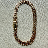 1964 Star link with bars - Bracelet in 18k gold - 7.5 inch length