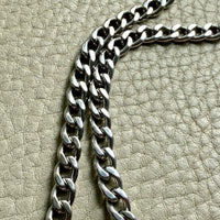 vintage 14k white gold chain