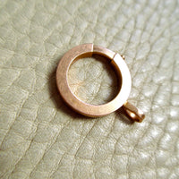 Rosy 18k Gold French Antique Large Bolt Clasp - Excellent for your Pendants/Charms