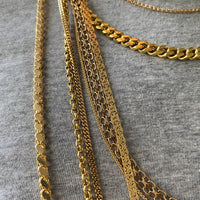 1982 Swedish Lacey 18k Gold I-link necklace - 31.5 inch length
