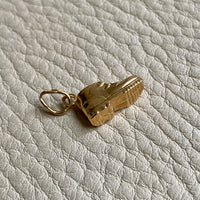 18k Gold Vintage Italian Charm or Pendant - Boot