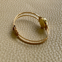 Vintage Ladies Gubelin Watch in 18k gold with bracelet band by Rey Urban 1960 - 6.25 inch interior