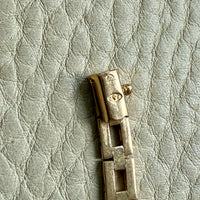 Slinky 18k Gold Vintage Midcentury Brick Link Bracelet - 7.3 inch length