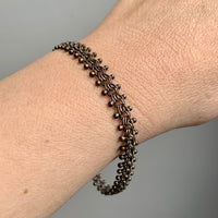 1968 Finnish double-link bracelet in solid silver - size 7.5 inch