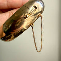 BEAUTIFUL! 1966 Finnish Vintage Round Wide Hinged Bangle 14k Gold- 7.3 inch interior circumference
