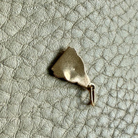 18k gold vintage charm or pendant - Seated Buddha