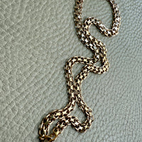 1960s era Graduated Star Link Necklace in 18k gold - 18 inch length