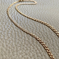 Vintage Double-link necklace - Solid 18k gold - Göteborg, Sweden - 17.7 inch length