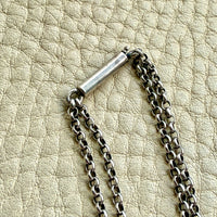 Antique Double Rolo Link Necklace with Barrel Clasp - 18.8 inch length