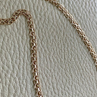 Swedish gold necklace - Graduated star link in solid 14k gold - 18.5 inch length