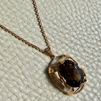 Antique Cable Link Necklace - Solid 18k gold - 20.4 inch length