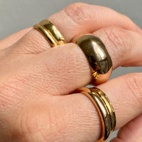 Made in 1945 - 18k Gold band ring - size 9.5