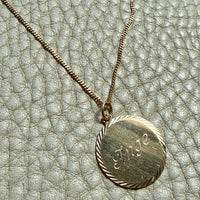 Vintage Italian UnoAErre 18k gold 1mm curb link necklace - 16.9 inch length