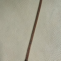 Midcentury era 18k gold Curb Link - Double strand bracelet - 7.6 inch length